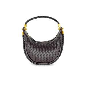NEW BC HANDBAGS women's woven crescent bag in brown